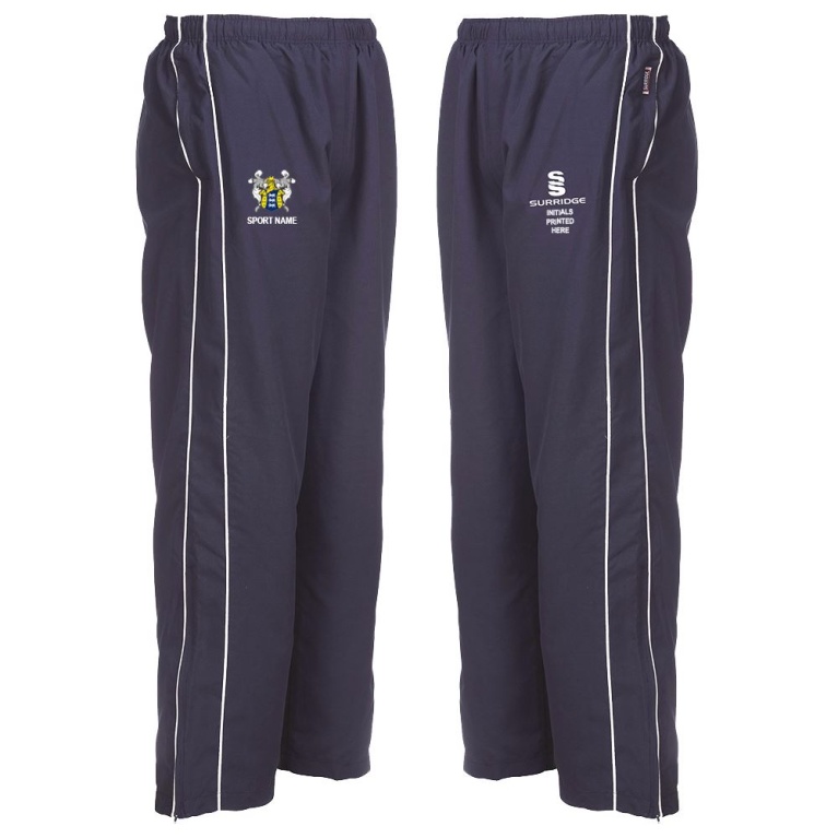 Classic Tracksuit Pant 3/4 Zip Length Navy Mens