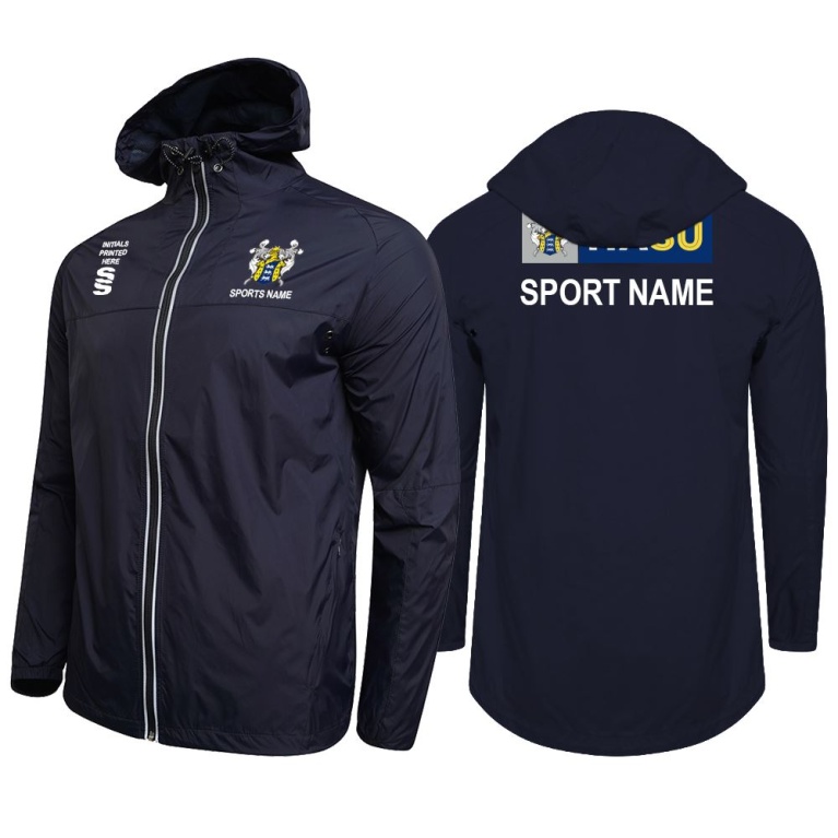 Dual Full Zip Training Jacket : Navy