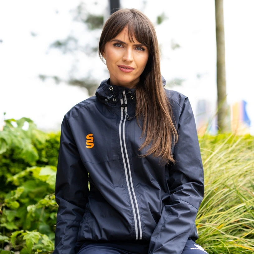 Women's Dual Full Zip Training Jacket : Navy