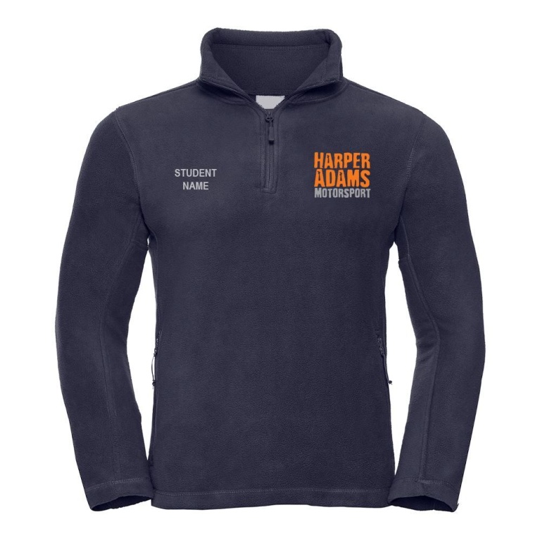 1/4 ZIP FLEECE-NAVY - Mens