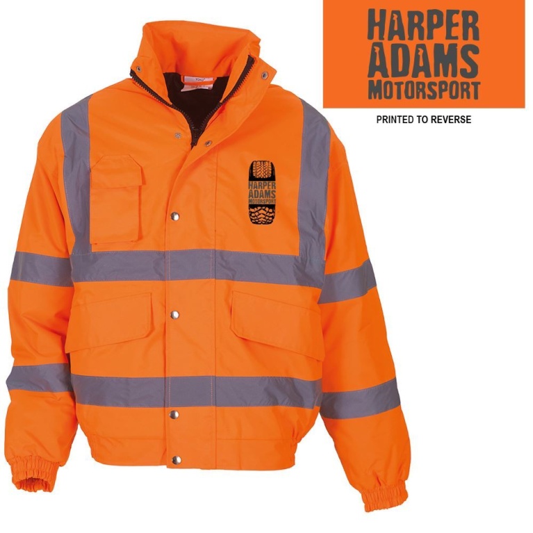 Hi-vis classic bomber jacket-Orange