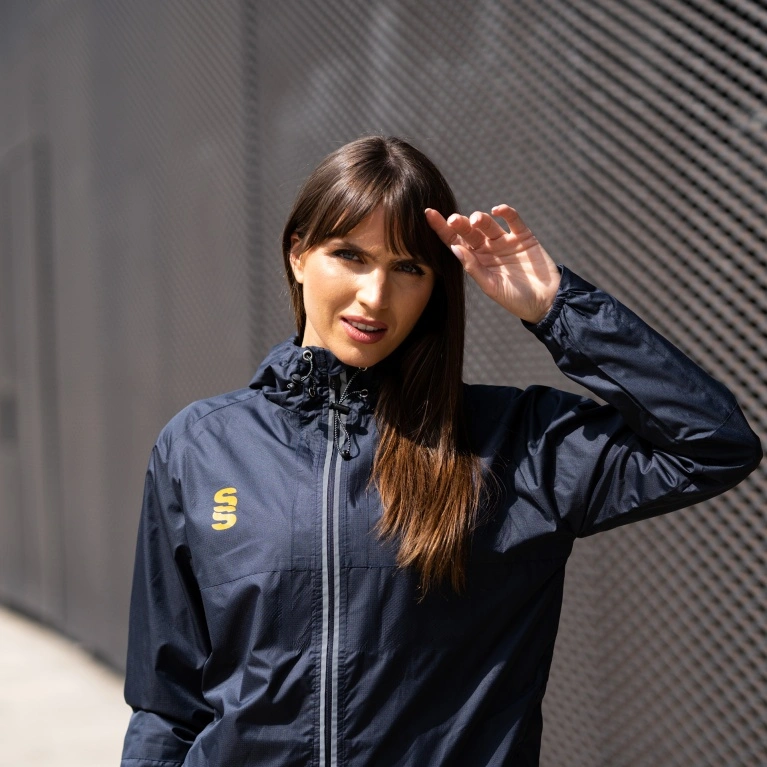 Women's Dual Full Zip Training Jacket : Navy